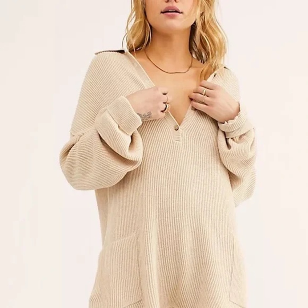 Free people picnic sweater romper